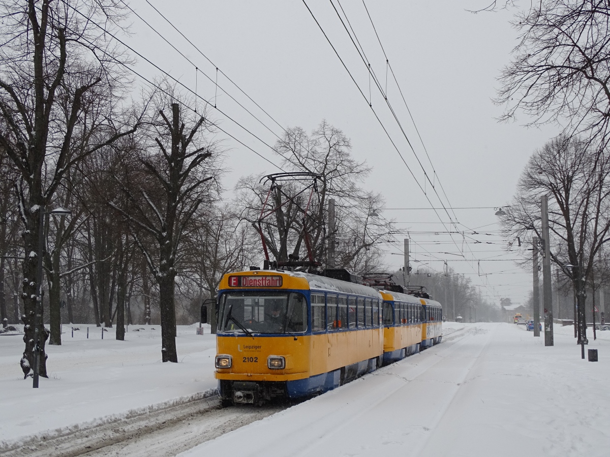 Leipzig, Tatra T4D-M1 č. 2102