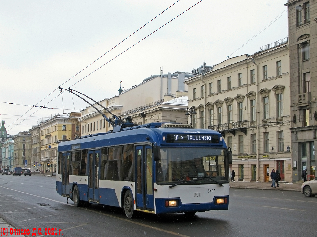 Санкт-Петербург, БКМ 321 № 3411