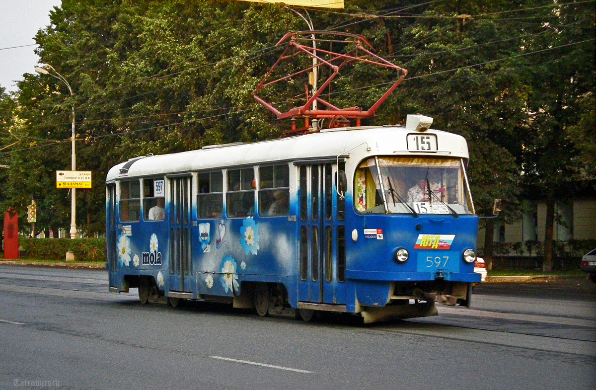 Yekaterinburg, Tatra T3SU # 597