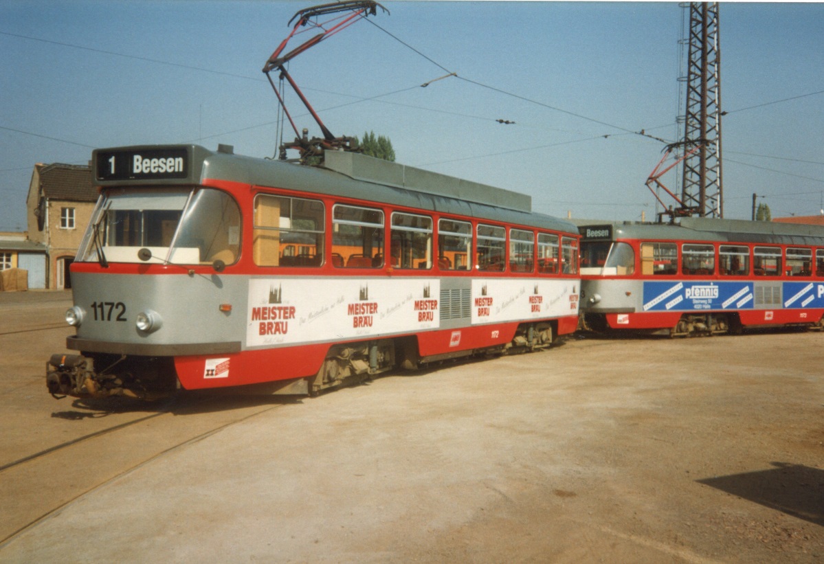 Halle, Tatra T4DC Br. 1172