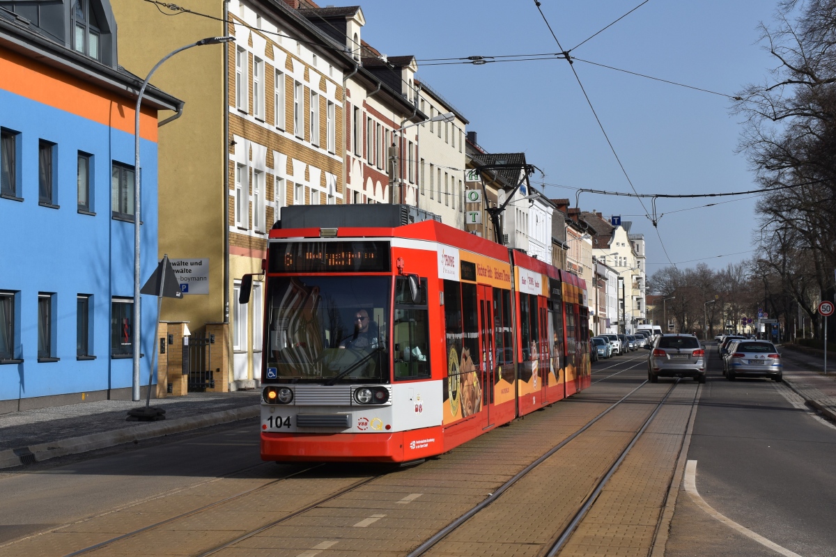 Бранденбург-на-Хафеле, Duewag MGT6D № 104