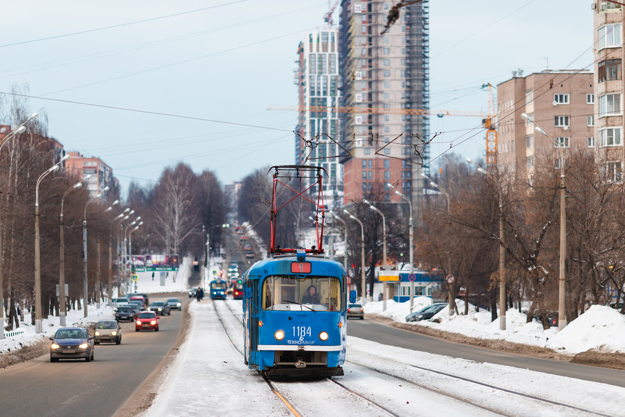 Ижевск, Tatra T3K № 1184
