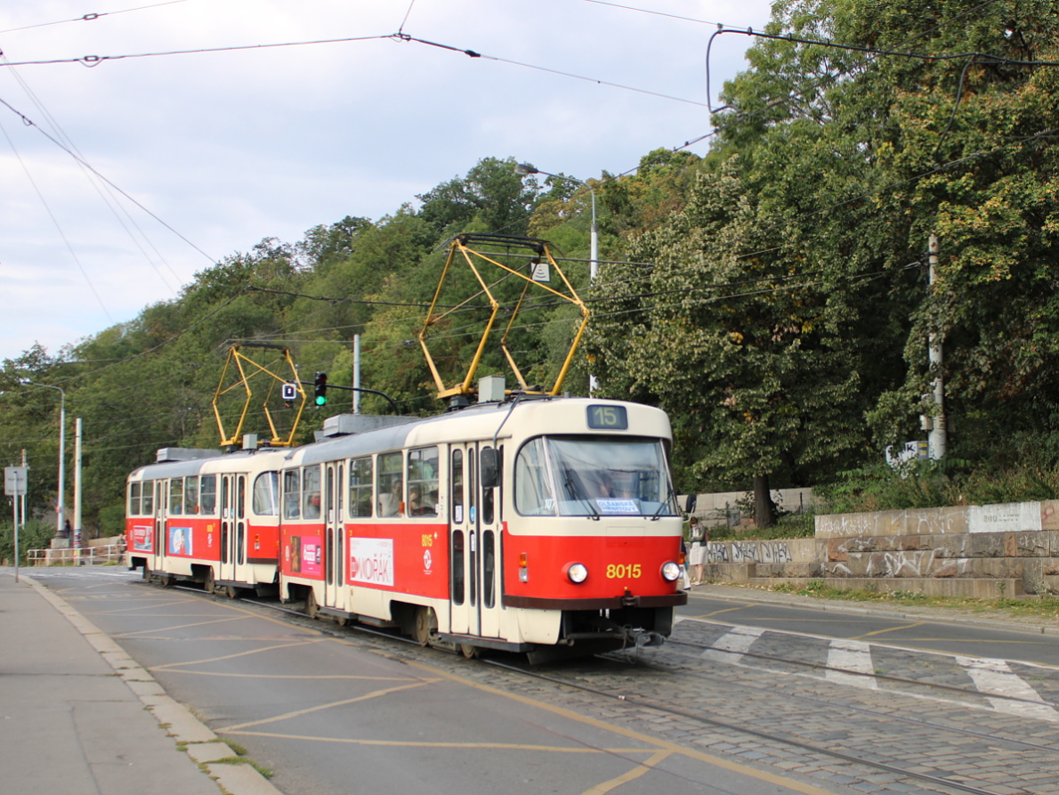 Prague, Tatra T3M2-DVC Br. 8015 Prague, Tatra T3M2-DVC Br. 8015