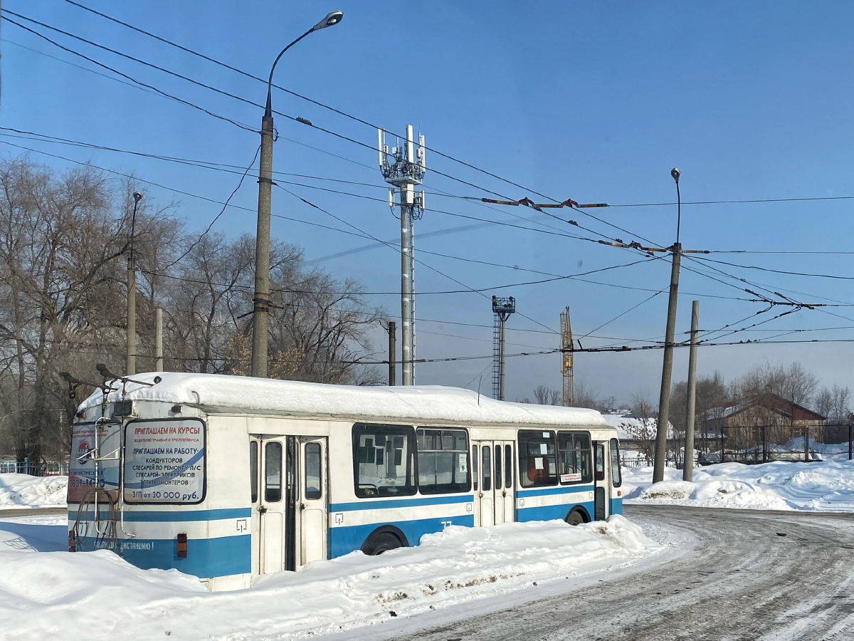 Samara, ZiU-682V-012 [V0A] N°. 77; Samara — Trolleybus depot # 2