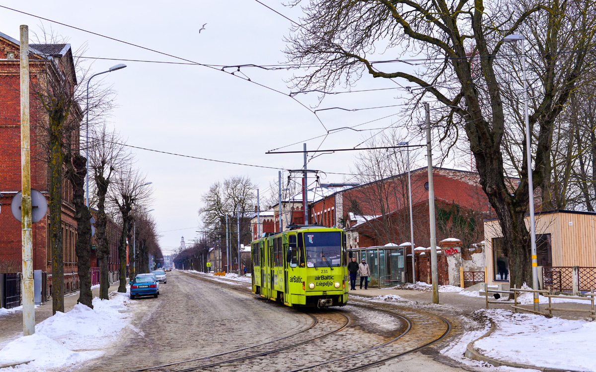 Лиепая, Tatra KT4SU № 231