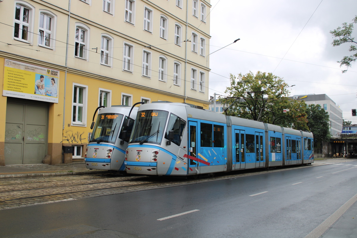 Вроцлав, Škoda 19T Elektra № 3104