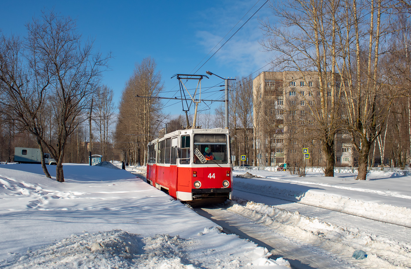 Ярославль, 71-605 (КТМ-5М3) № 44; Ярославль — 26.02.2021 Последствия ледяного дождя