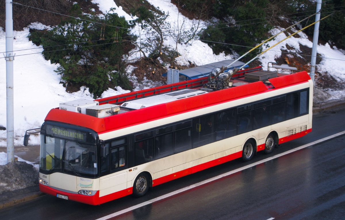 Вильнюс, Solaris Trollino II 15 AC № 2700