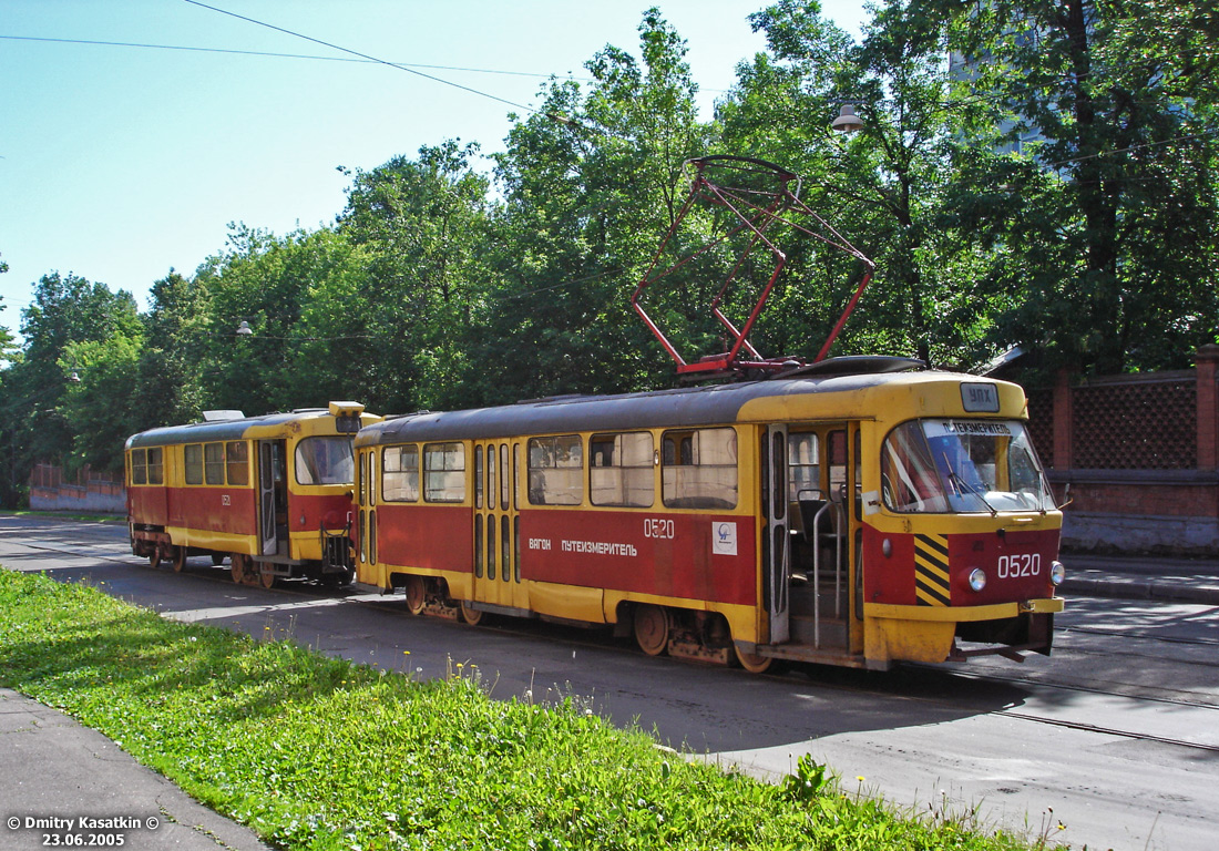 Москва, Tatra T3SU № 0520