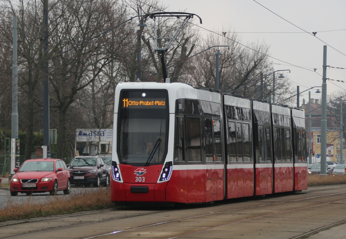 Vienne, Bombardier Flexity Wien (Type D) N°. 303