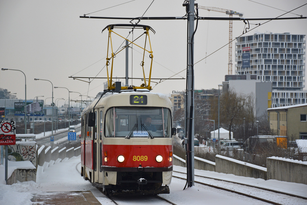 Prague, Tatra T3M2-DVC # 8089 Prague, Tatra T3M2-DVC # 8089