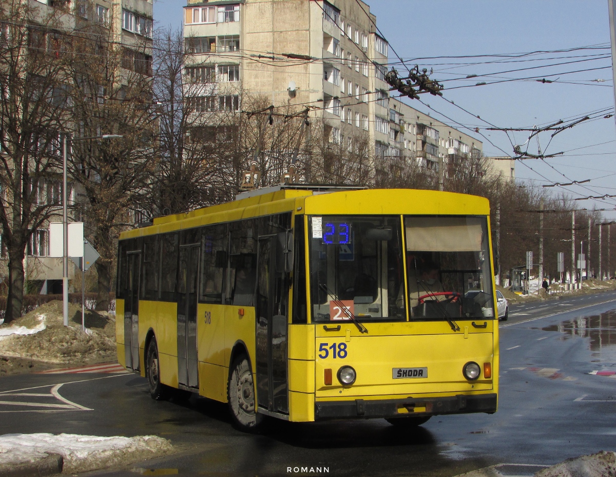 Львов, Škoda 14Tr02/6 № 518