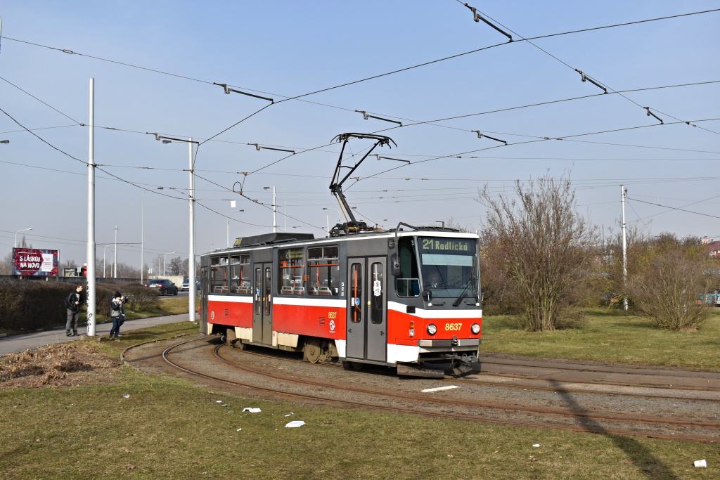 Прага, Tatra T6A5 № 8637