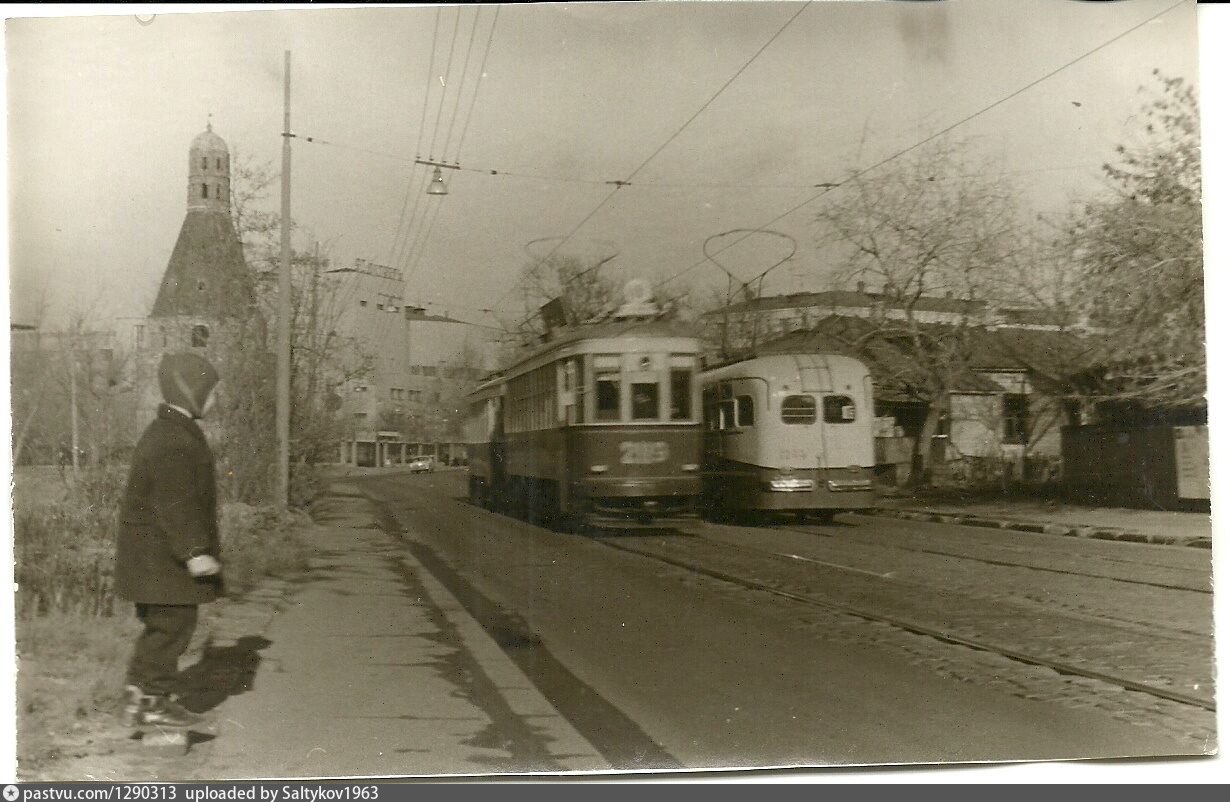 Москва, КМ № 2119; Москва, МТВ-82 № 1244; Москва — Исторические фотографии — Трамвай и Троллейбус (1946-1991)