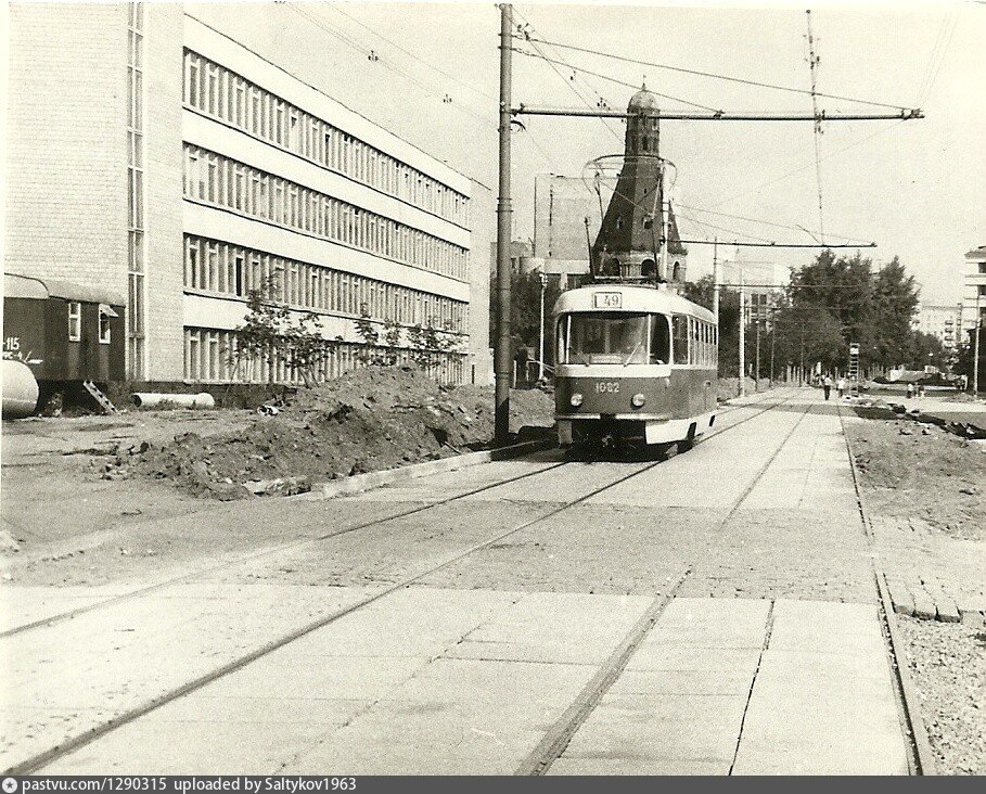 Moscow, Tatra T3SU (2-door) № 1082; Moscow — Historical photos — Tramway and Trolleybus (1946-1991)