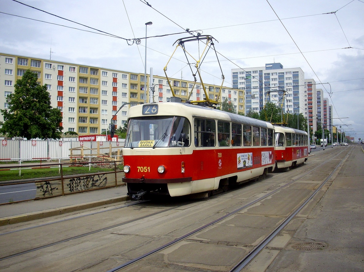 Прага, Tatra T3SUCS № 7051