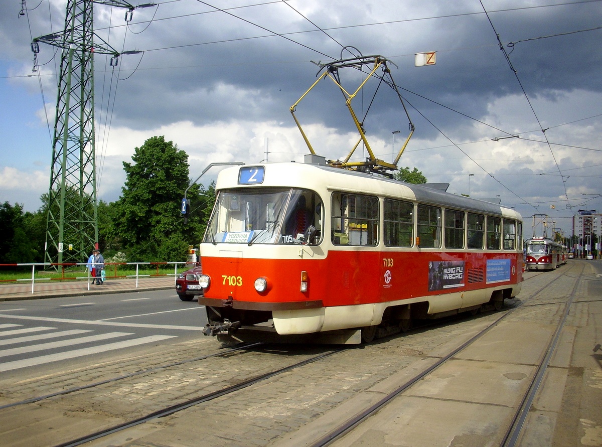 Прага, Tatra T3SUCS № 7103
