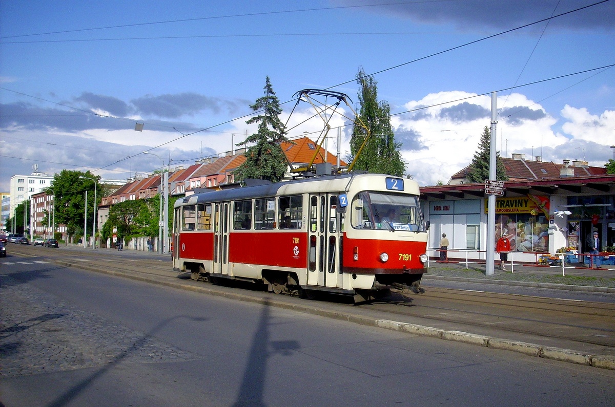Прага, Tatra T3SUCS № 7191