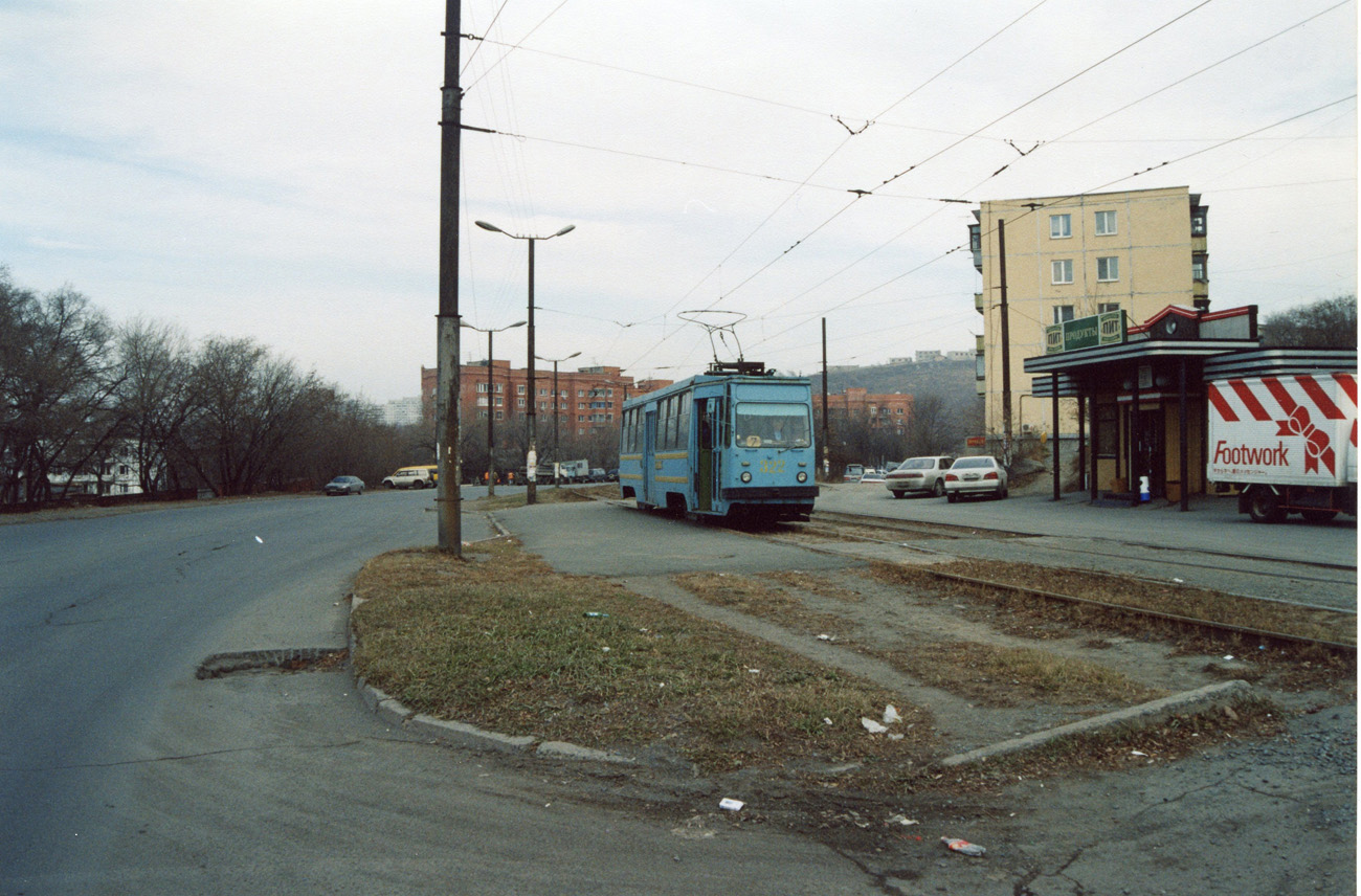 Владивосток, 71-132 (ЛМ-93) № 322; Владивосток — Закрытые маршруты и остатки трамвайной инфраструктуры