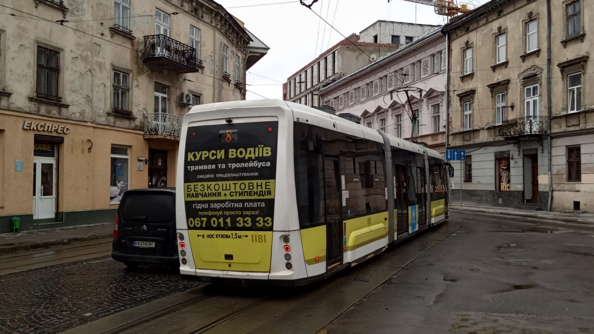 Львов, Electron T3L44 № 1181