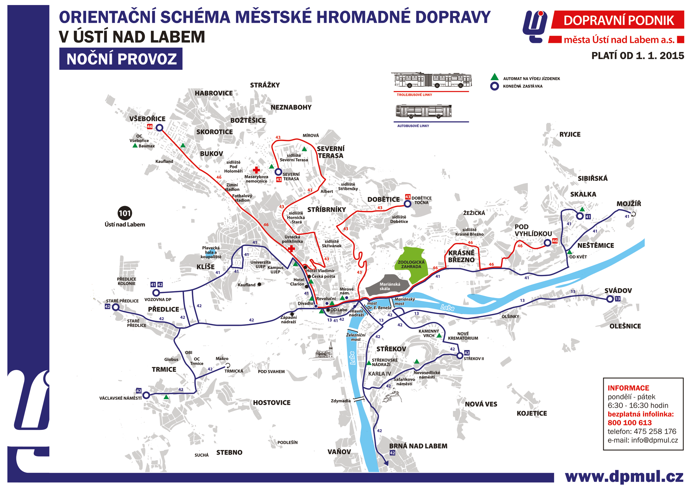 Усти-над-Лабем — Схемы