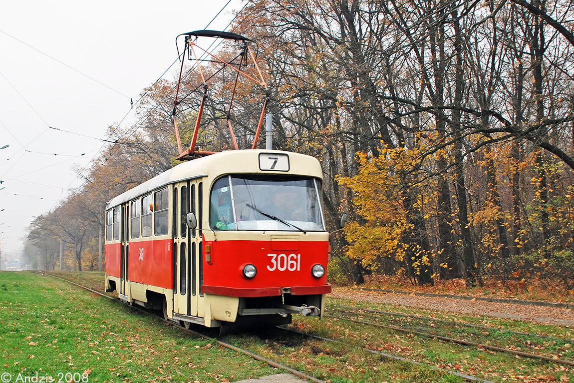 Харьков, Tatra T3SU № 3061
