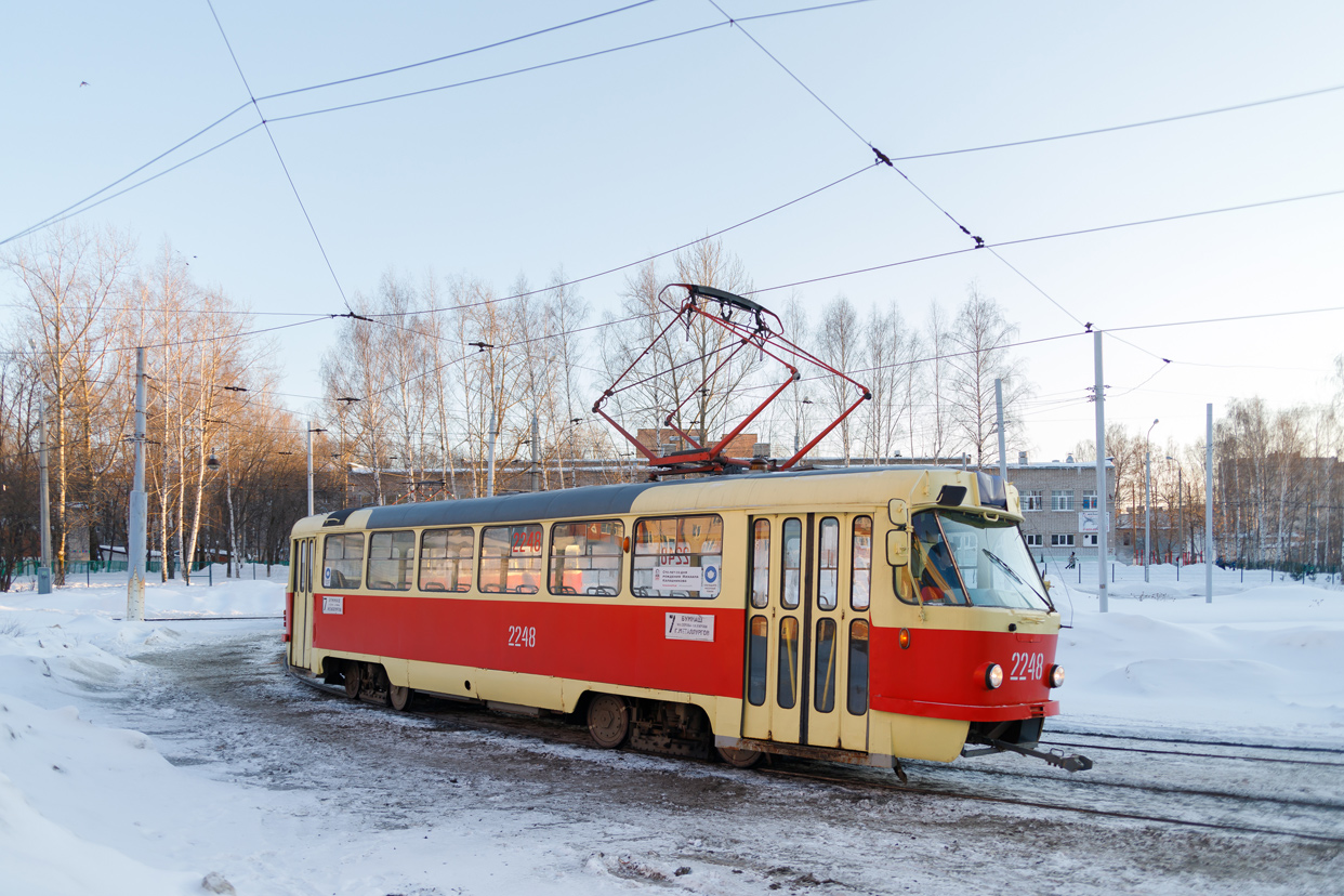 Ижевск, Tatra T3SU (двухдверная) № 2248