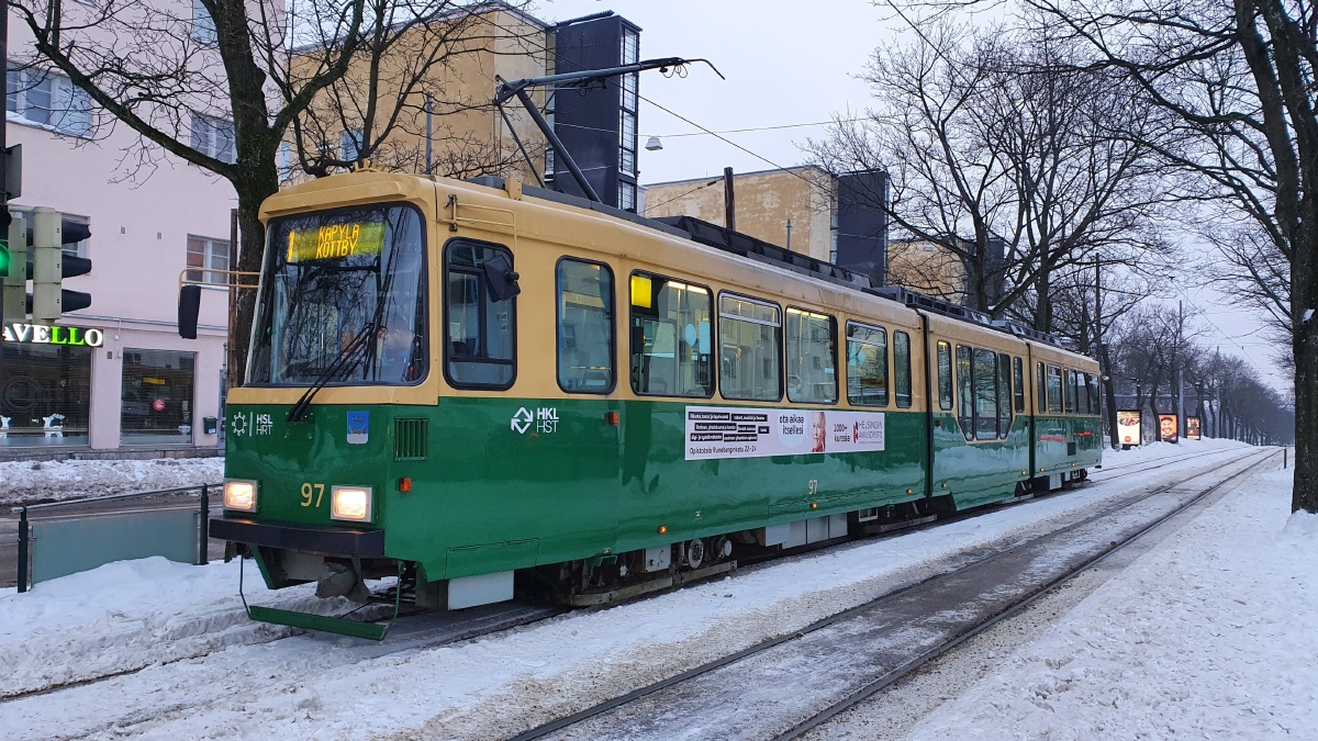 Хельсинки — Эспоо, Valmet MLNRV2 № 97