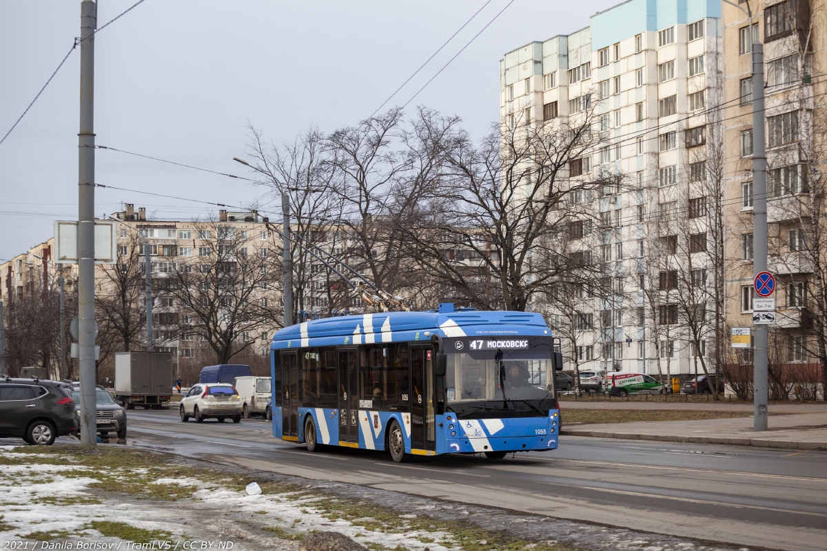Санкт-Петербург, Тролза-5265.08 «Мегаполис» № 1055
