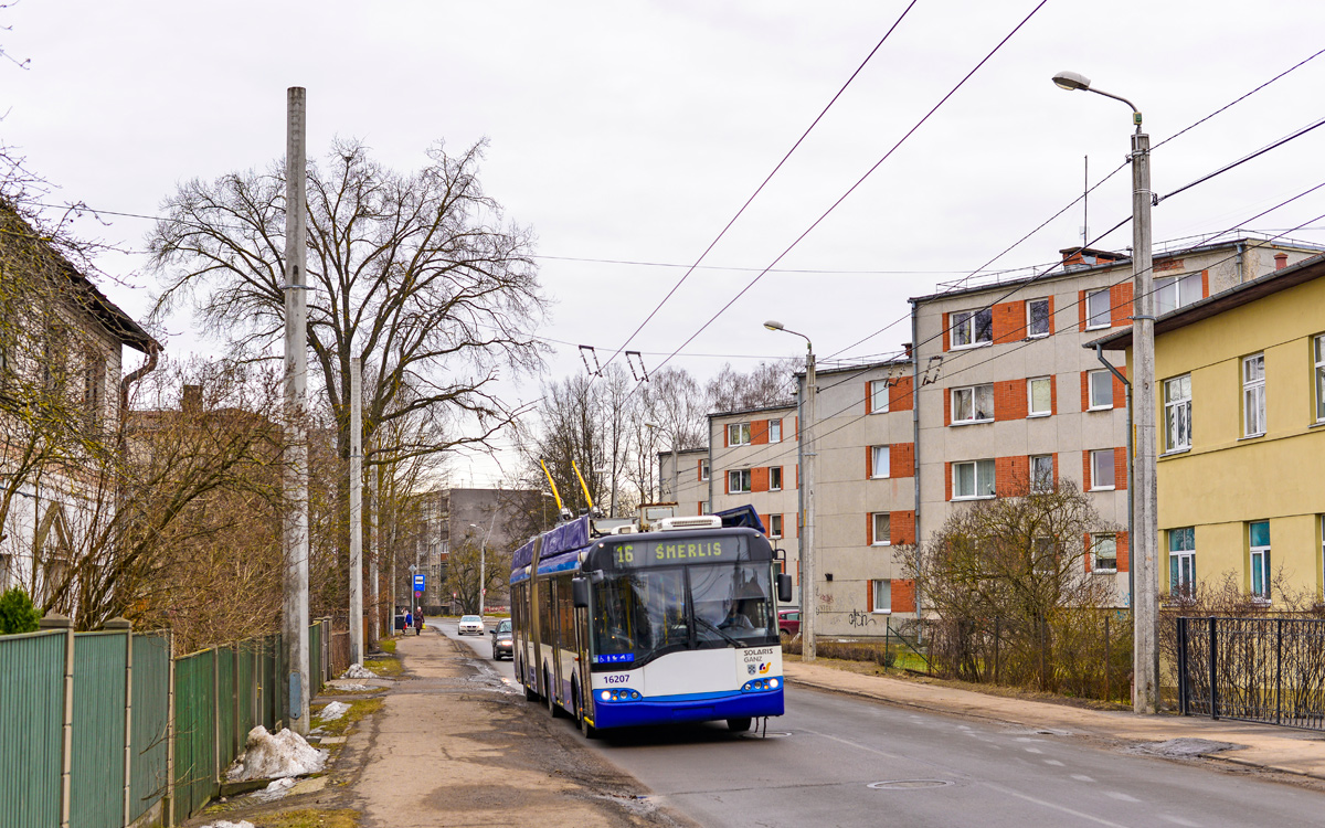 Рига, Solaris Trollino II 18 Ganz № 16207