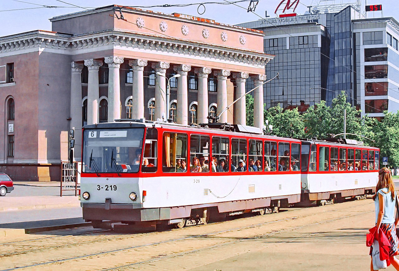 Рига, Tatra T6B5SU № 3-219