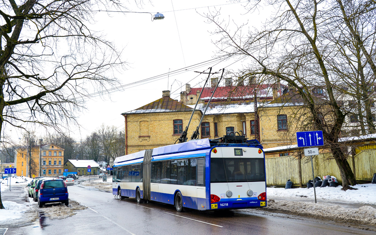 Рига, Solaris Trollino II 18 Ganz № 16218
