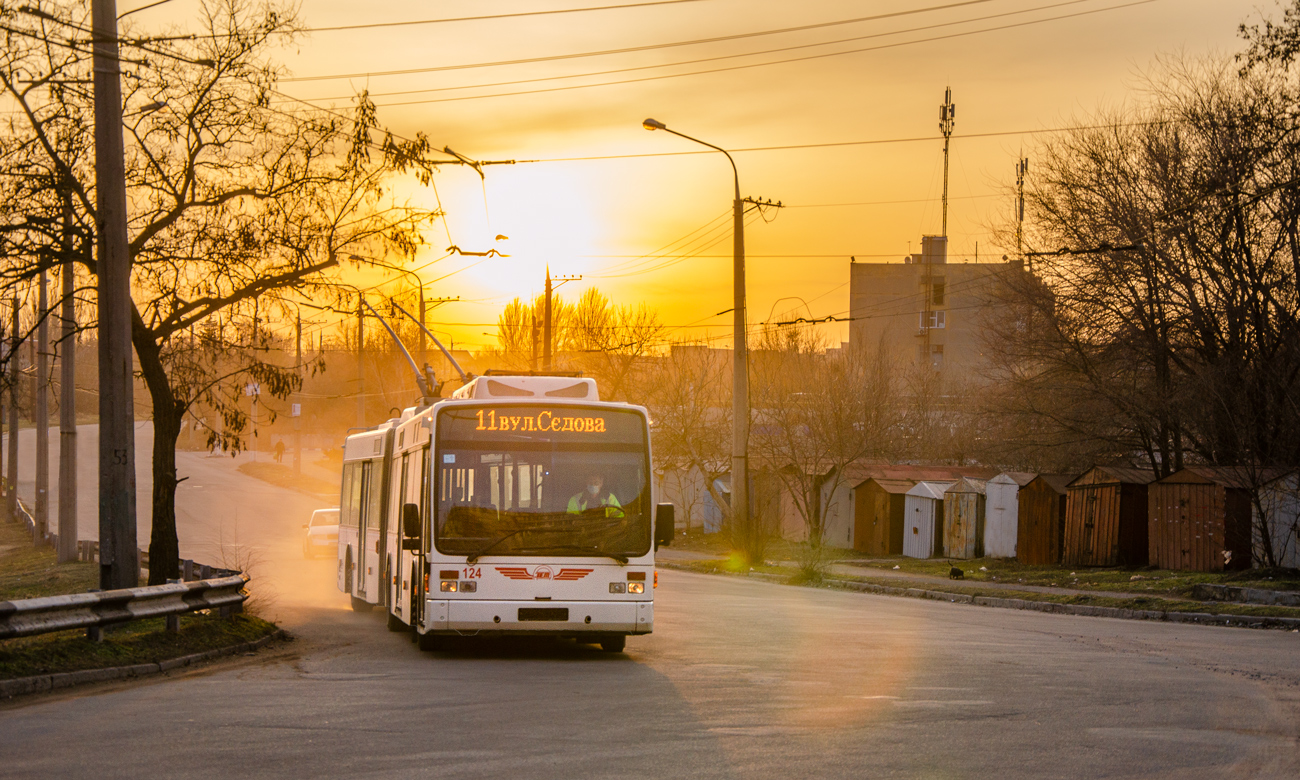 Запорожье, Van Hool AG 300T № 124