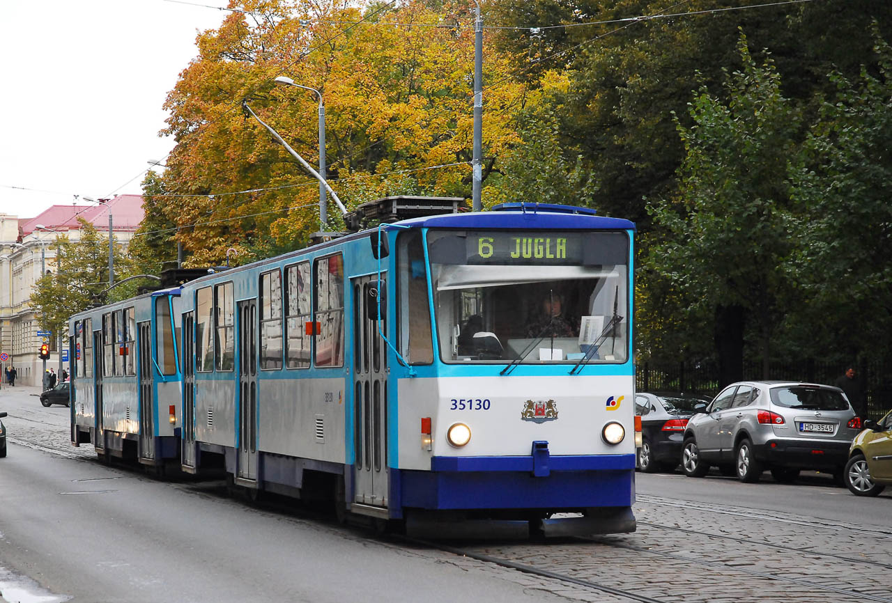 Рига, Tatra T3MR (T6B5-R) № 35130