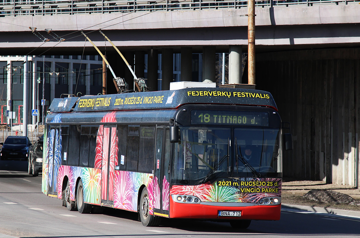 Вильнюс, Solaris Trollino II 15 AC № 2712