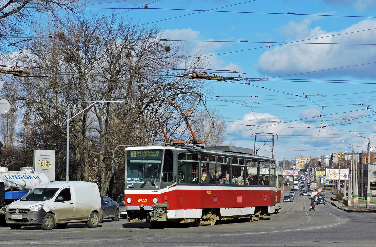 Харьков, Tatra T6A5 № 4532