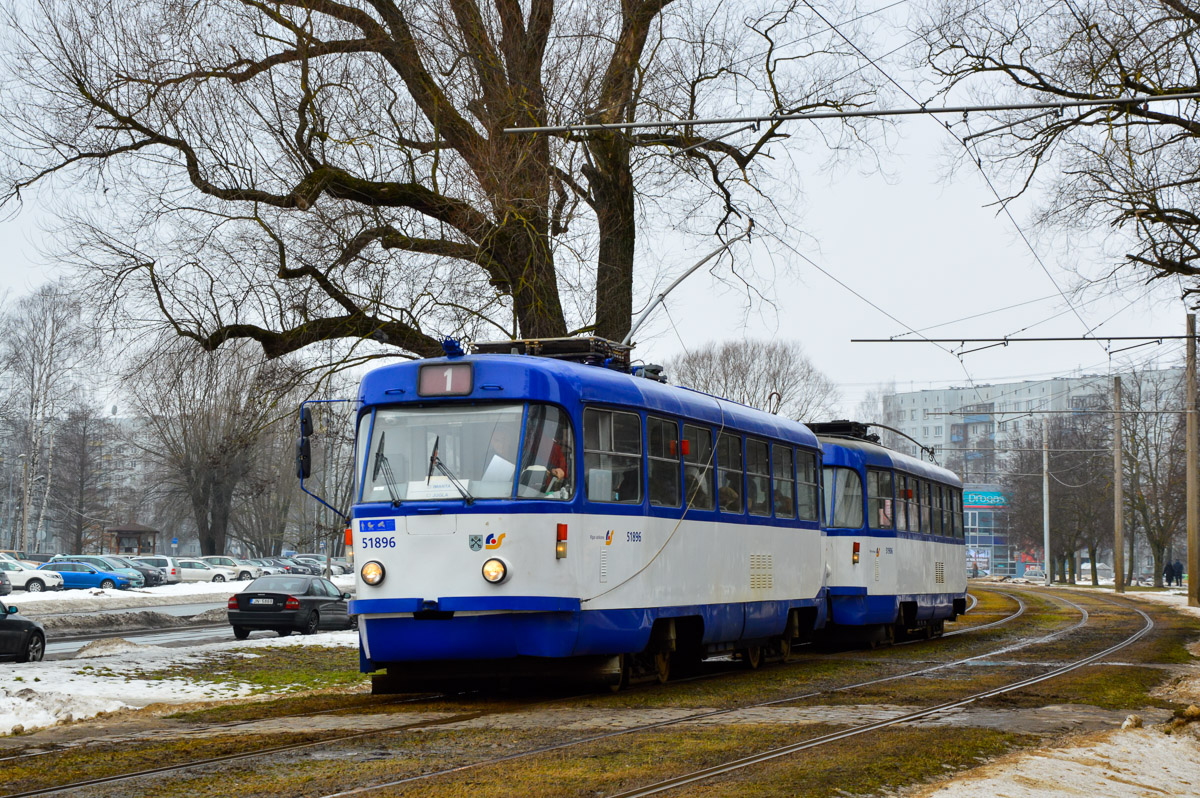 Рига, Tatra T3A № 51896