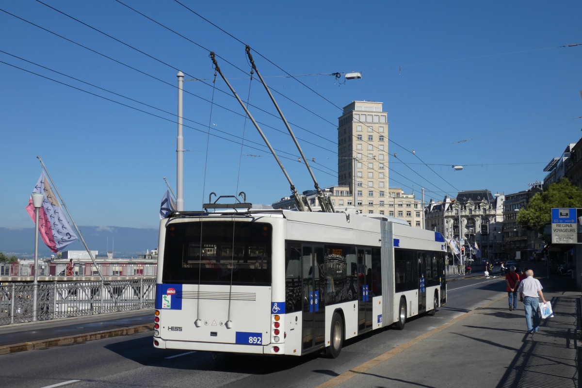 Лозанна, Hess SwissTrolley 4 (BGT-N2D) № 892