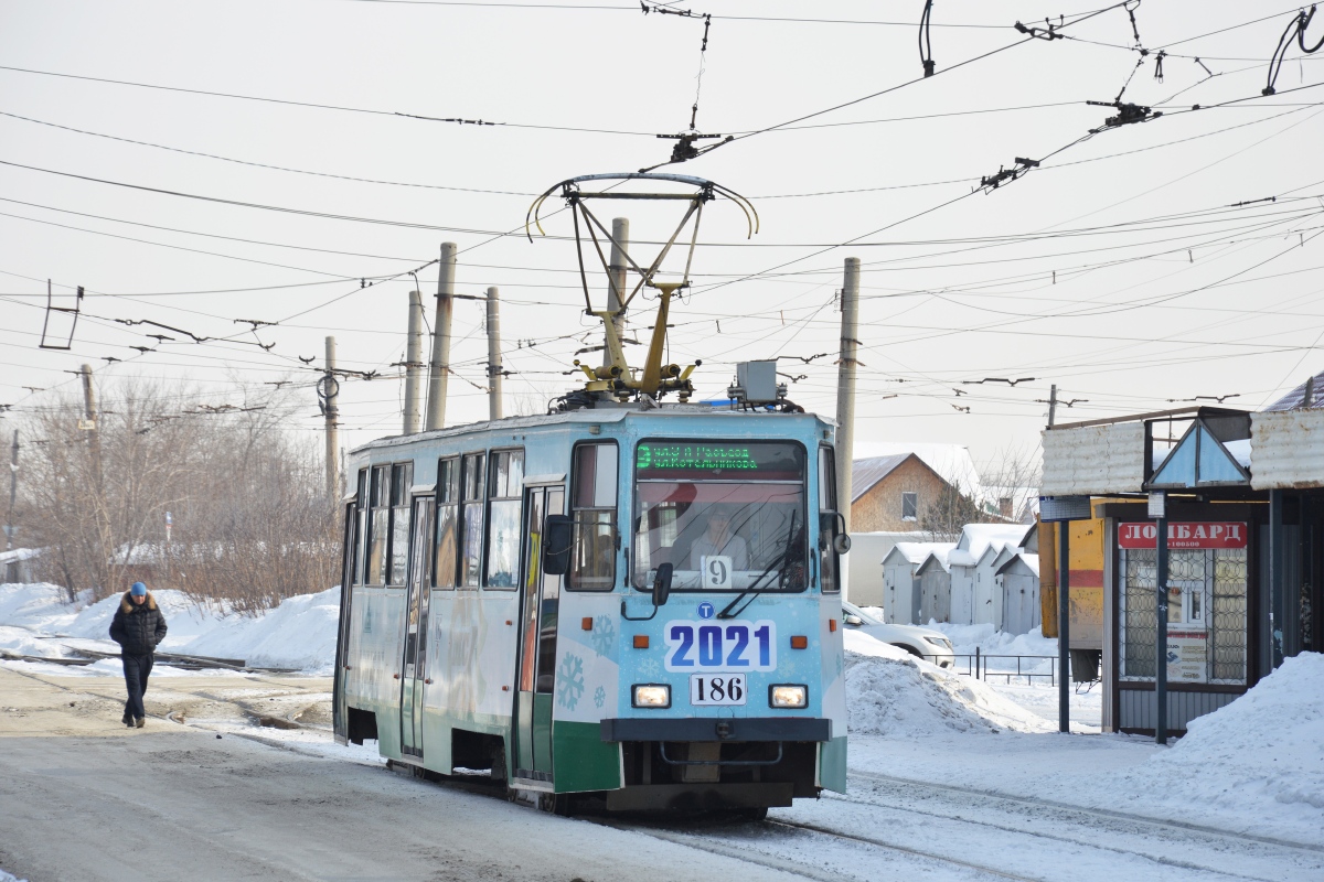 Омск, 71-605ЭП № 186