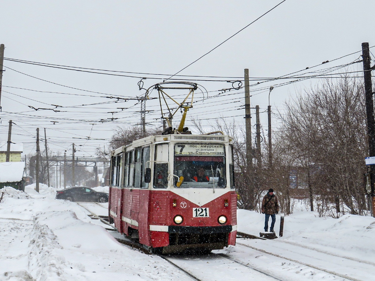 Омск, 71-605 (КТМ-5М3) № 121