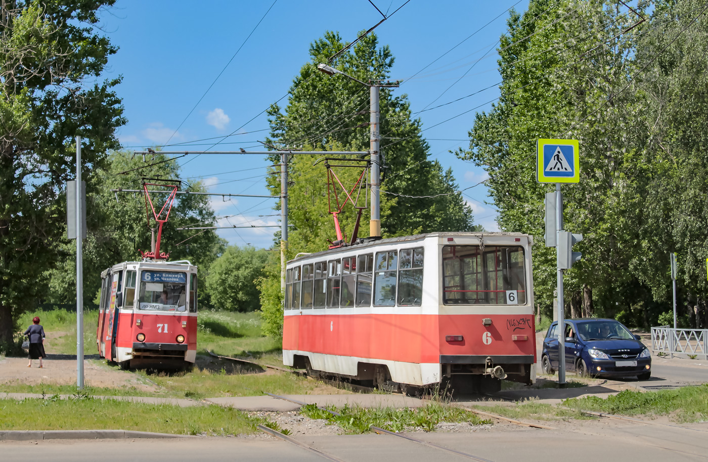 Ярославль, 71-605 (КТМ-5М3) № 71; Ярославль, 71-605 (КТМ-5М3) № 6