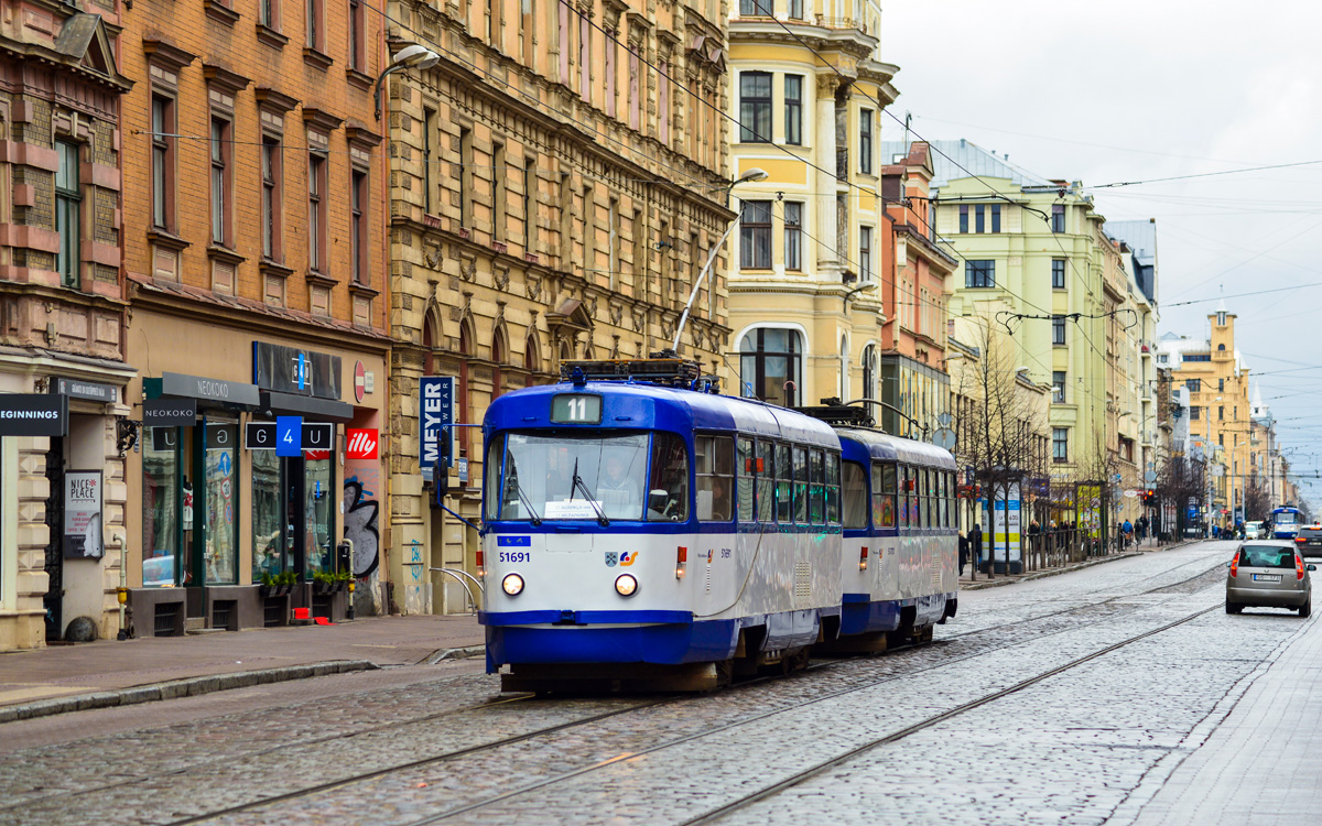 Рига, Tatra T3A № 51691