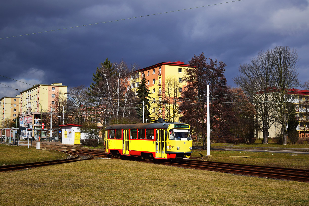 Мост ― Литвинов, Tatra T3M.3 № 312