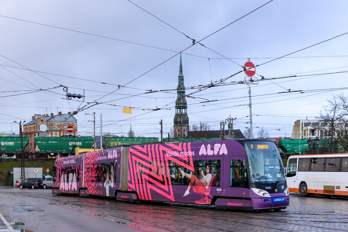 Рига, Škoda 15T ForCity Alfa Riga № 57093