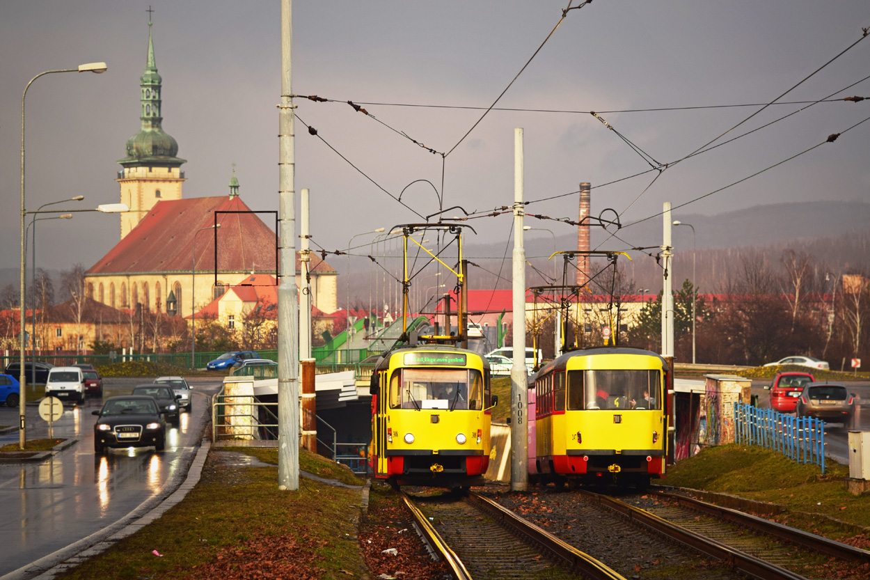 Мост ― Литвинов, Tatra T3M.3 № 308; Мост ― Литвинов, Tatra T3M.3 № 247