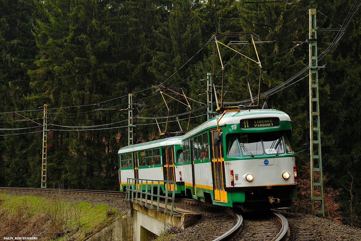Либерец ― Яблонец-над-Нисой, Tatra T2R № 19 Либерец ― Яблонец-над-Нисой, Tatra T2R № 19