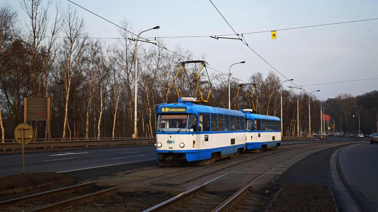 Острава, Tatra T3SUCS № 961; Острава, Tatra T3SUCS № 999