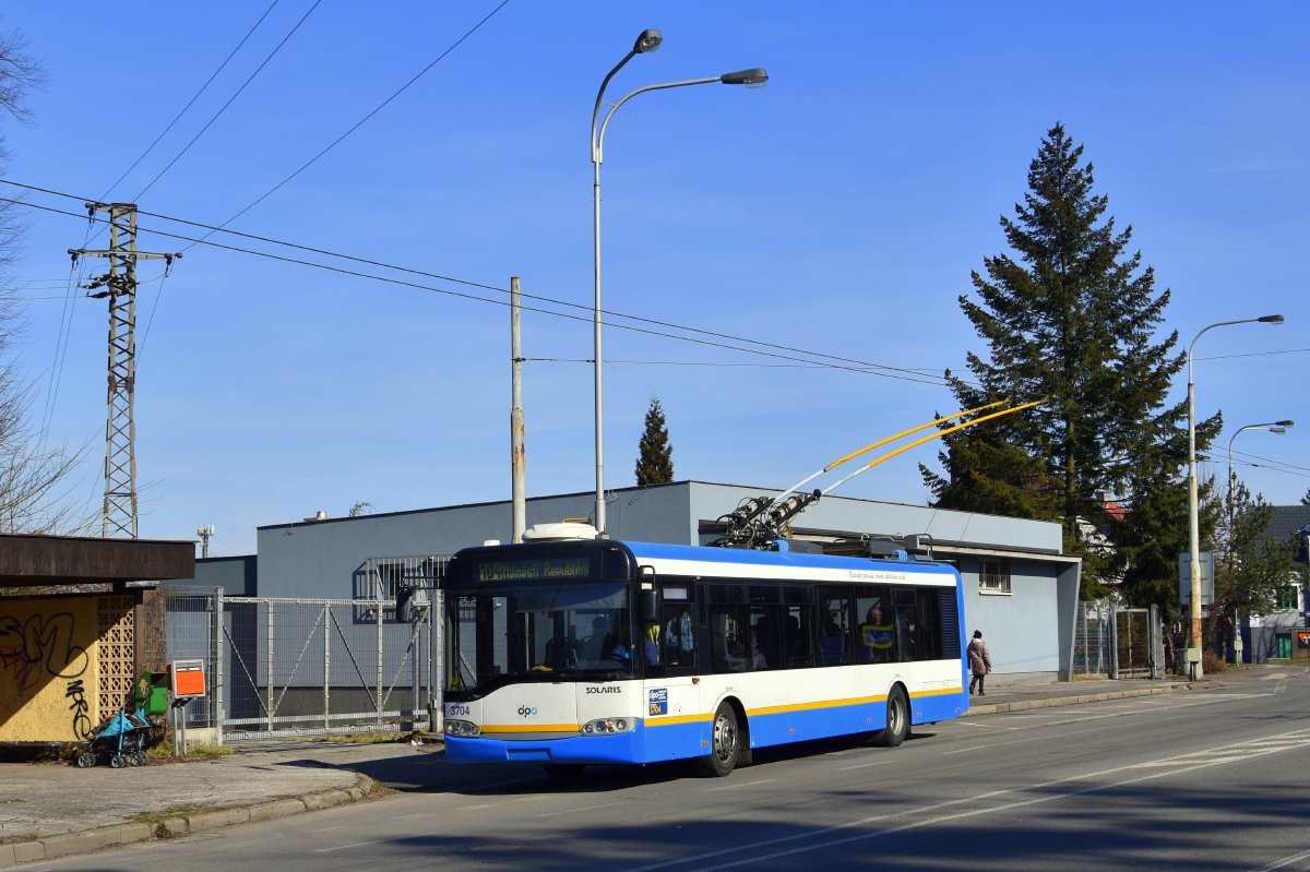 Острава, Solaris Trollino II 12 AC № 3704