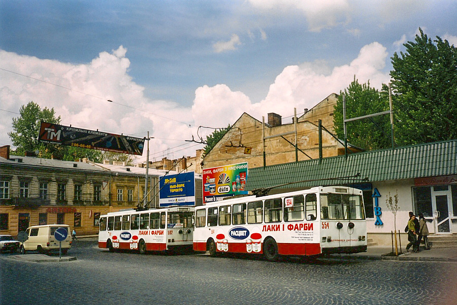 Львов, Škoda 14Tr89/6 № 554