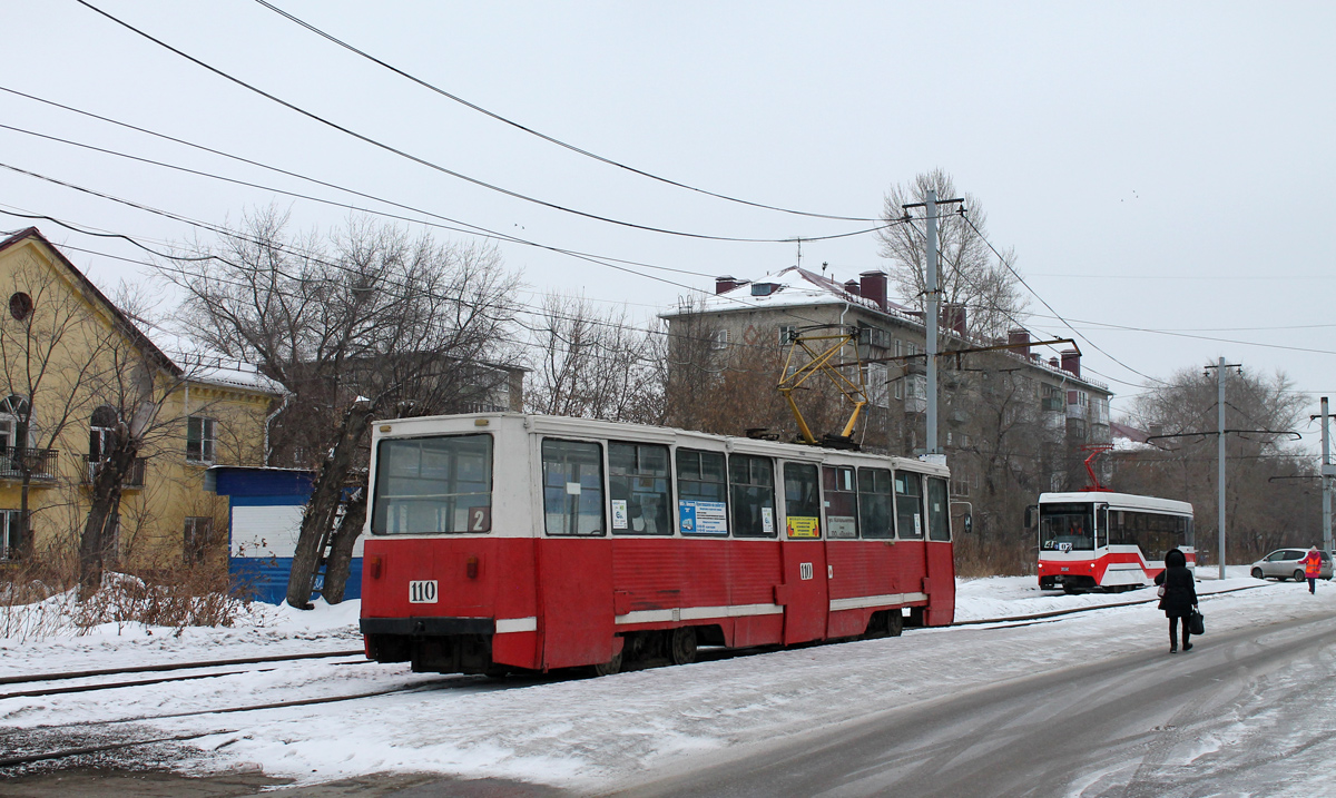 Omsk, 71-605 (KTM-5M3) № 110